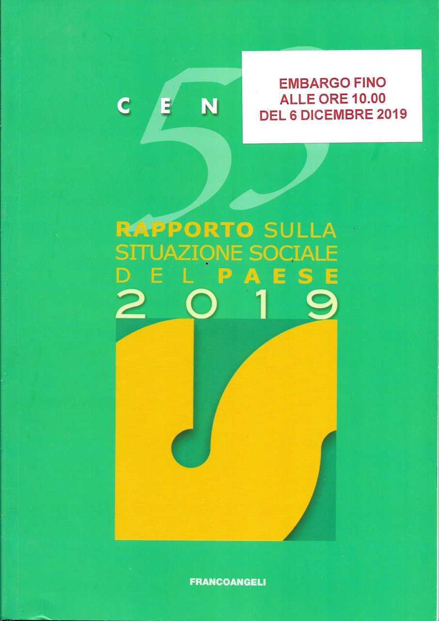 53º rapporto sulla situazione sociale del Paese 2019