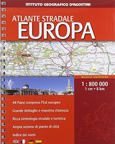 Atlante stradale Europa 1:800.000. Ediz. multilingue