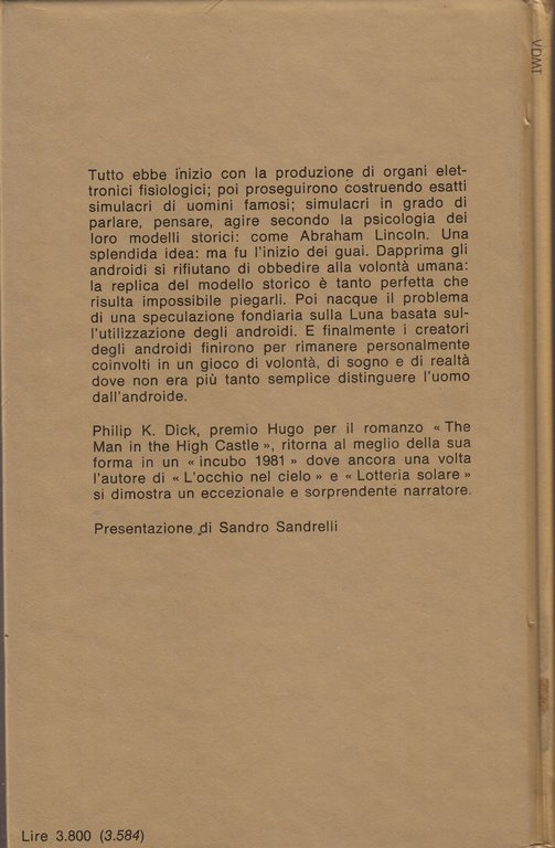 A. LINCOLN, ANDROIDE