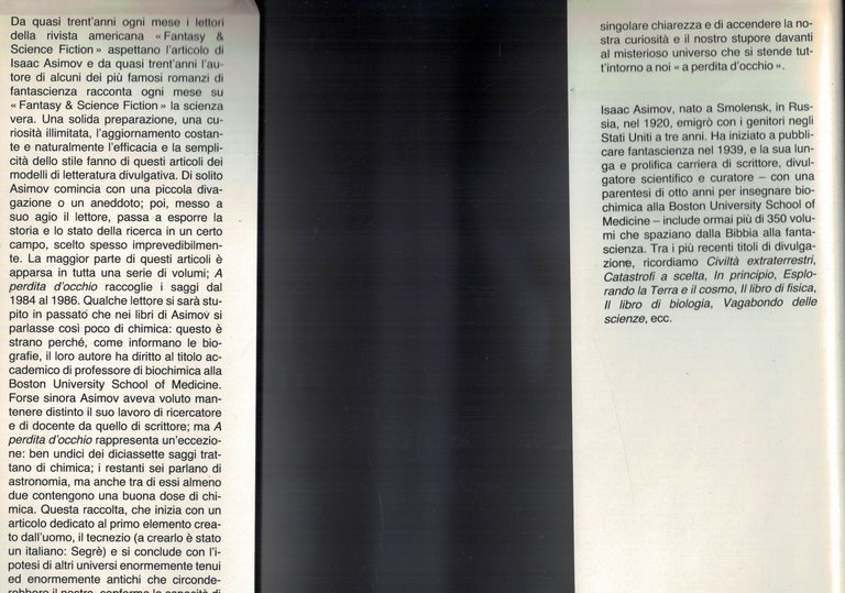 A perdita d'occhio. Gli sconfinati orizzonti della scienza d'oggi