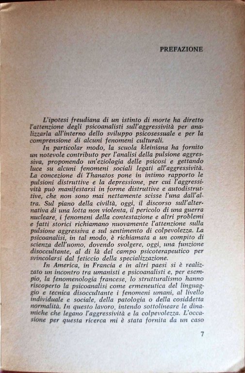 Aggressività e colpevolezza