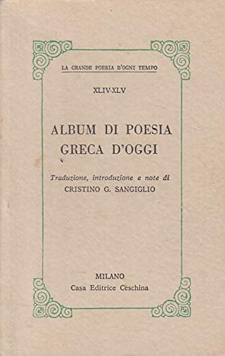 Album di poesia greca d'oggi