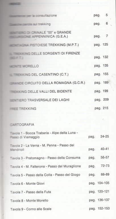 Alpi e appennino trekking