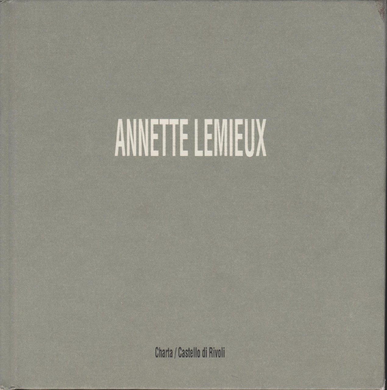 Annette Lemieux : [Castello di Rivoli, 10 dicembre 1992-10 gennaio …