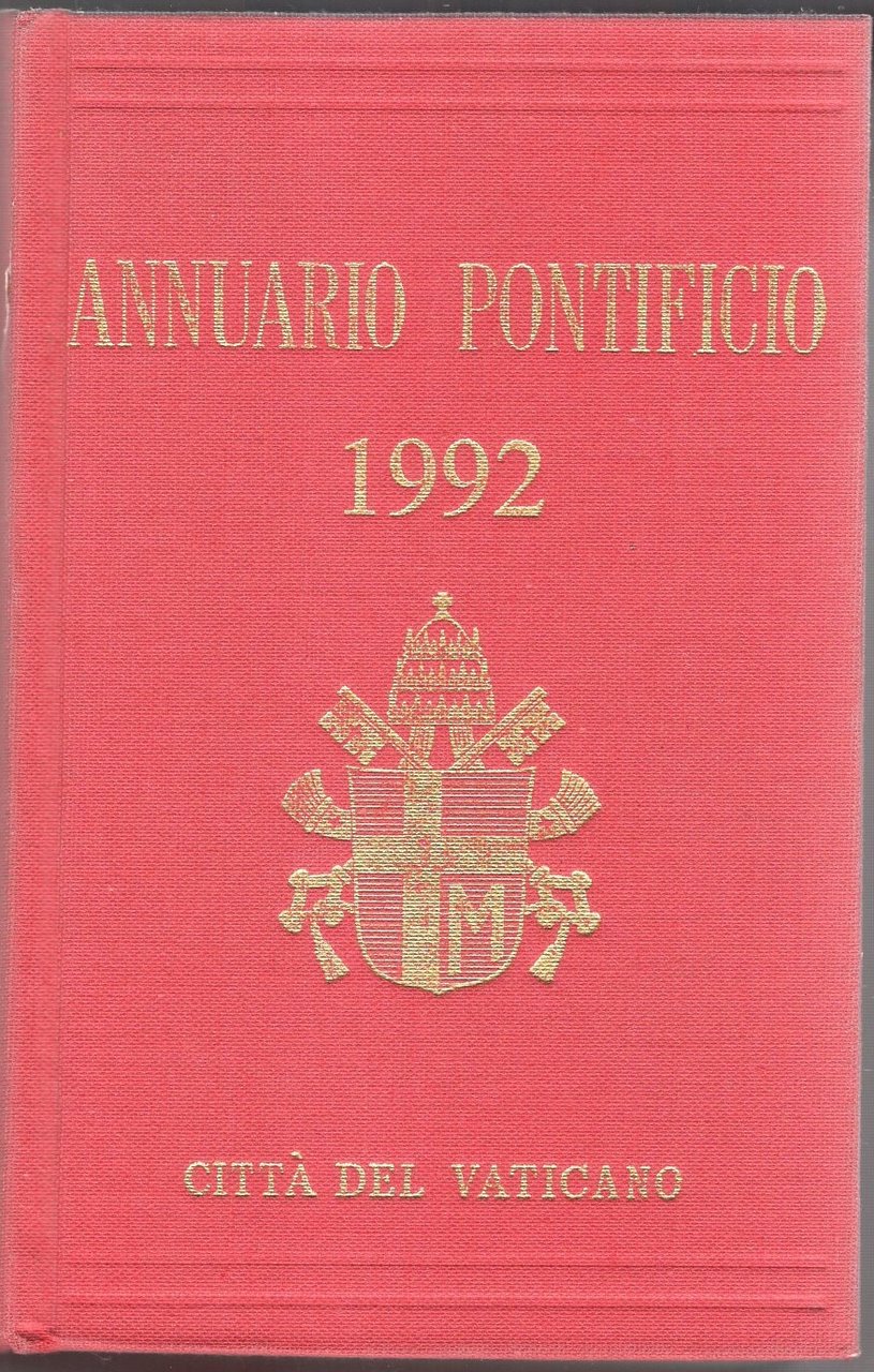 Annuario Pontificio: Per L'Anno 1992 | Immagine principale
