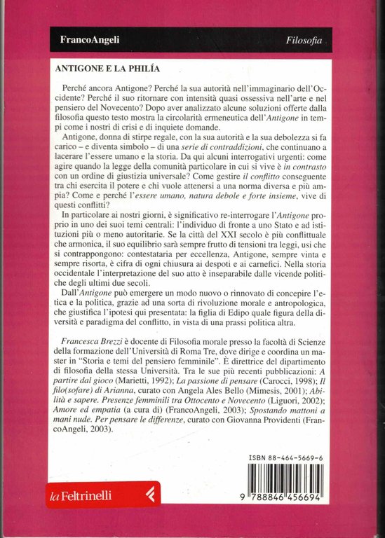 Antigone e la philía. Le passioni tra etica e politica
