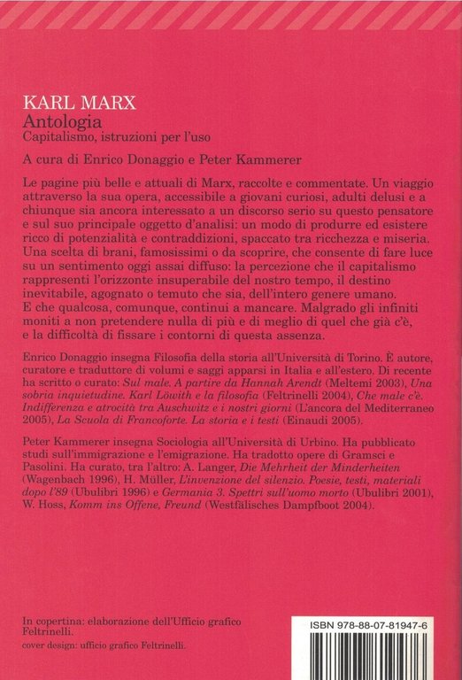 Antologia. Capitalismo, istruzioni per l'uso