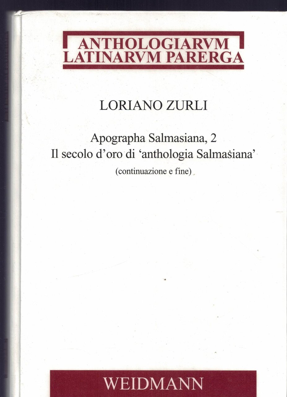 Apographa Salmasiana, 2: Il secolo d'oro di 'anthologia Salmasiana' (continuazione … | Immagine principale