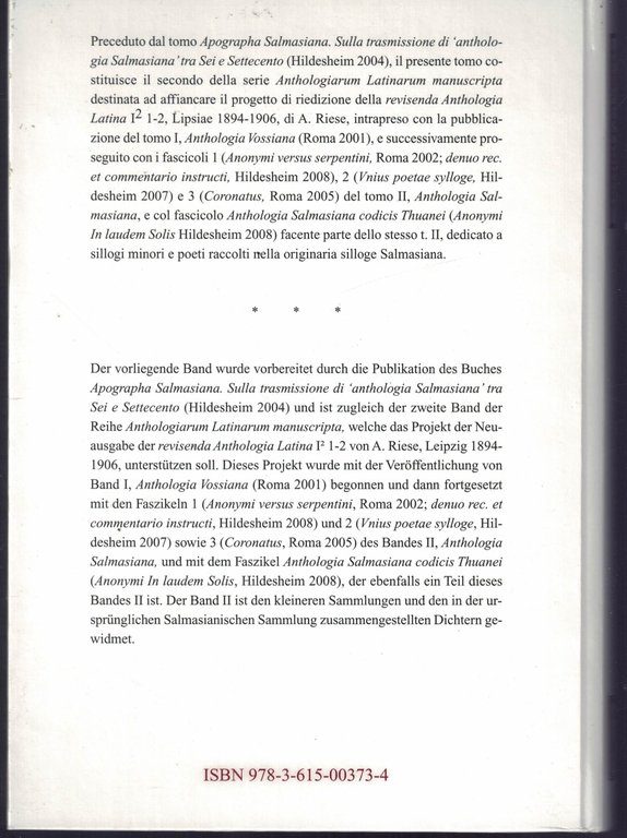 Apographa Salmasiana, 2: Il secolo d'oro di 'anthologia Salmasiana' (continuazione … | Immagine Gallery 2