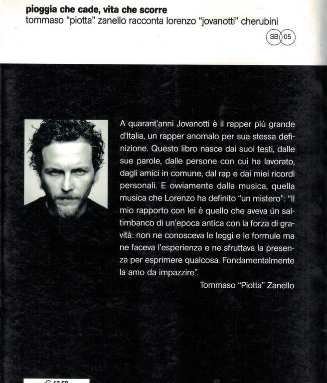 ARCANA SONGBOOK Pioggia che cade, vita che scorre. Tommaso «Piotta» …