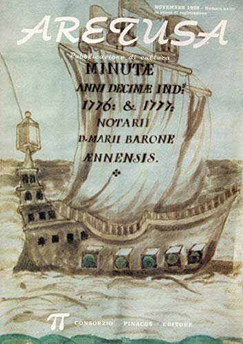 Aretusa - pubblicazione di cultura Nov. 1988 - numero unico | Immagine principale