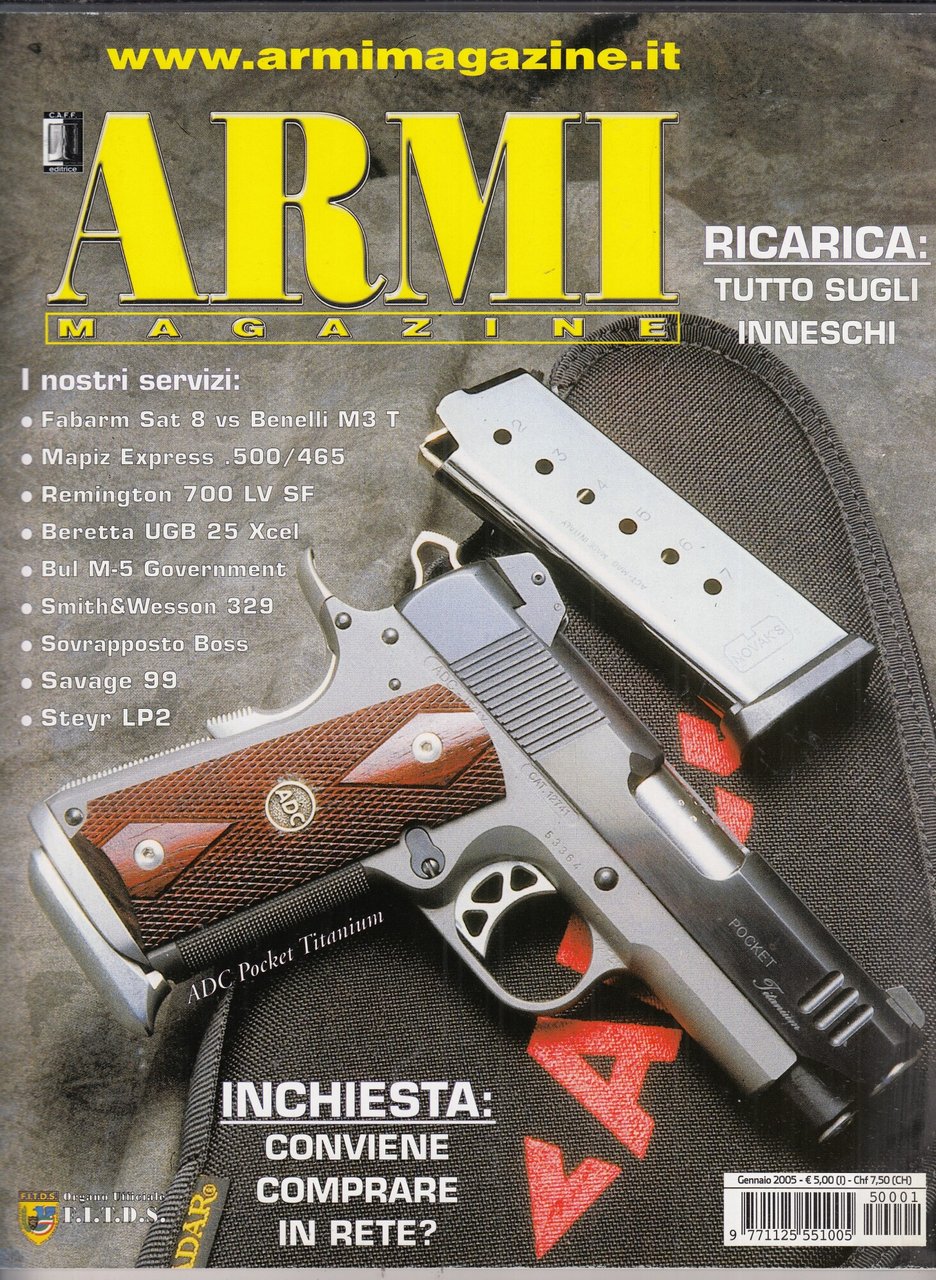 Armi the european magazine. Anno XI annata completa