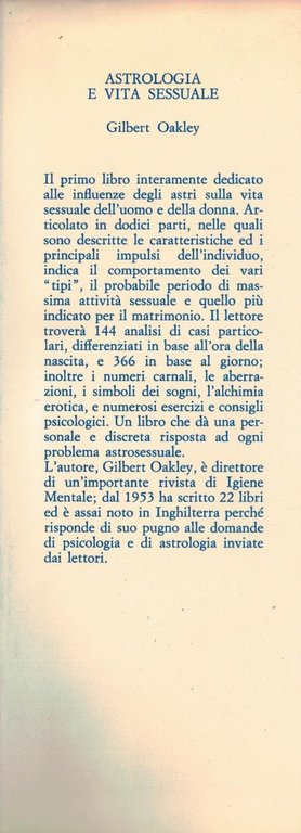 Astrologia e vita sessuale
