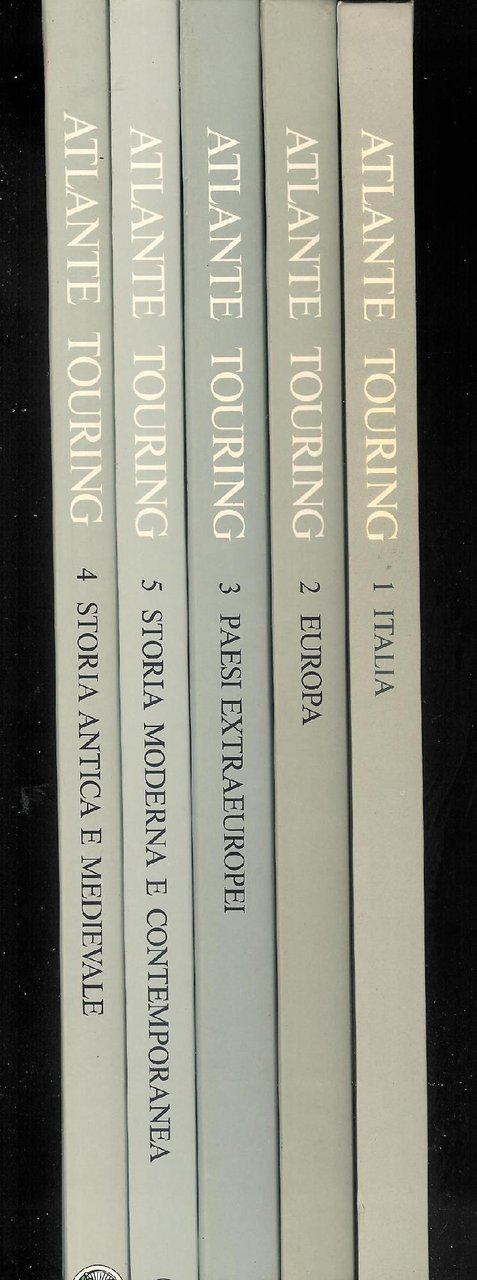 Atlante Enciclopedico Touring Volumi 1,2,3,4,5 ( opera copmpleta )