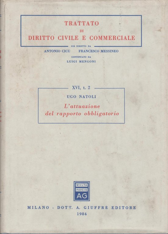 Attuazione Del Rapporto Obbligatorio.: Vol. 2 Il Comportamento del debitore | Immagine Gallery 1