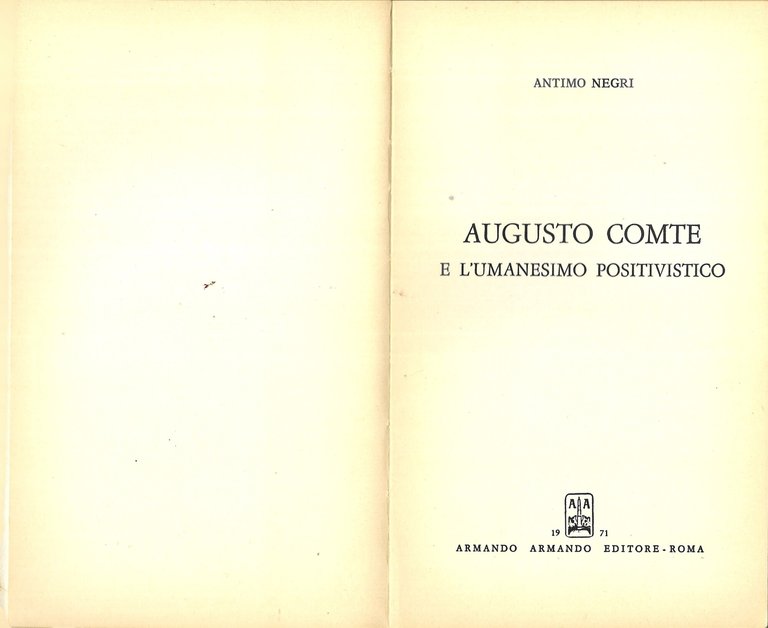 AUGUSTO COMTE