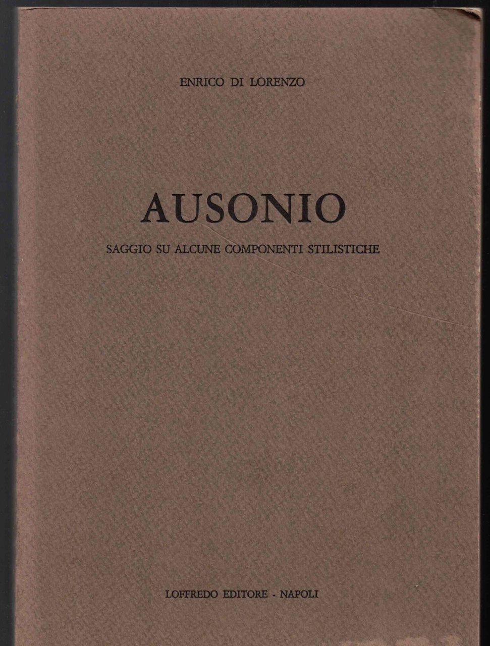 AUSONIO SAGGIO SU ALCUNE COMPONENTI STILISTICHE | Immagine principale