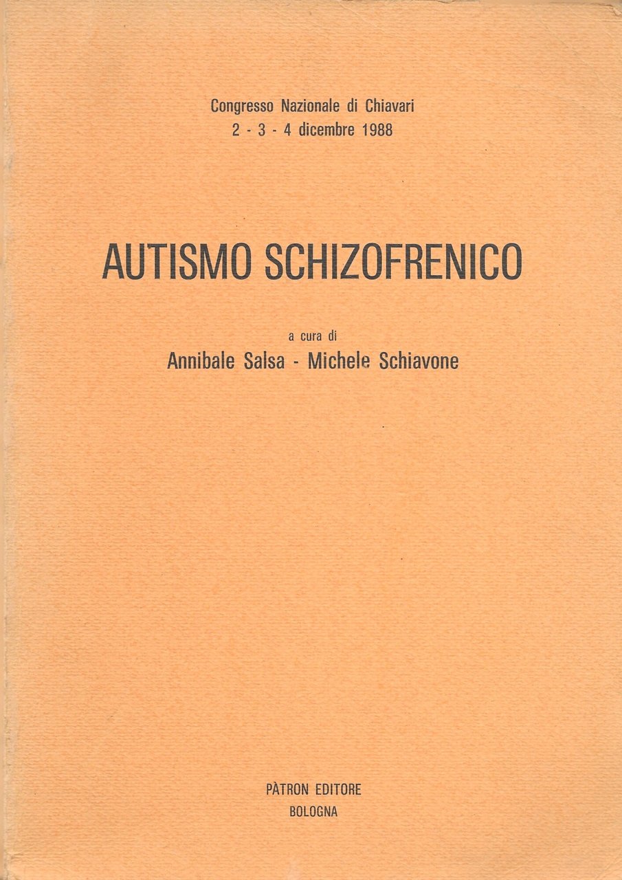 AUTISMO SCHIZOFRENICO