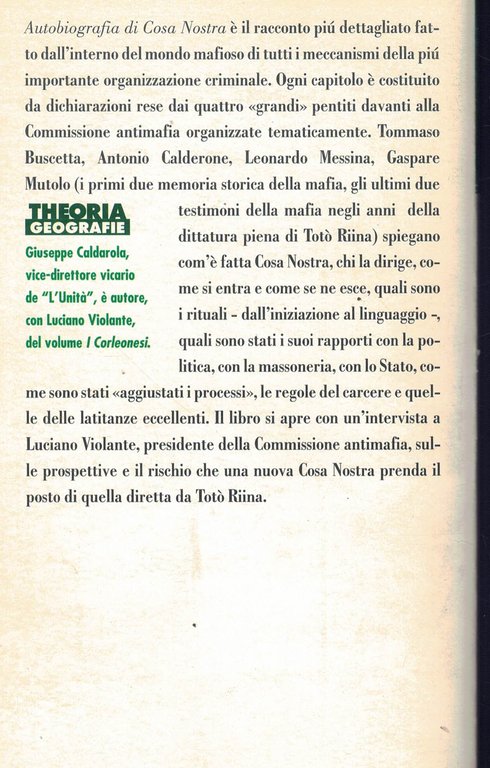 Autobiografia di Cosa Nostra. Parlano Buscetta, Calderone, Messina, Mutolo | Immagine Gallery 2