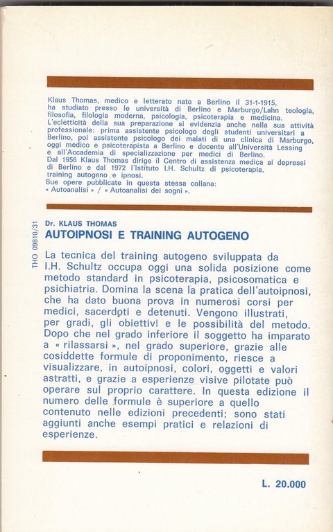 Autoipnosi e training autogeno