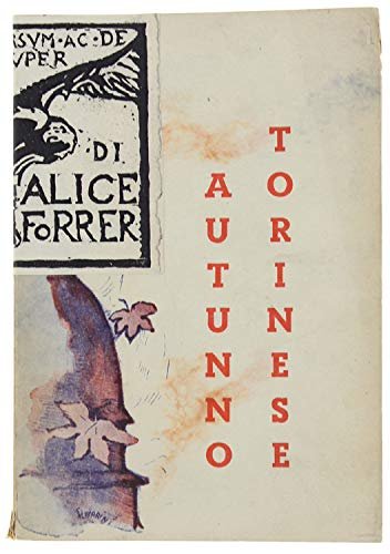 AUTUNNO TORINESE. Romanzetto lirico folkloristico subalpino.