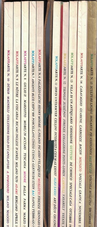 Bolaffi arte. Anno II.Numeri 6-15. 1971 Annata completa