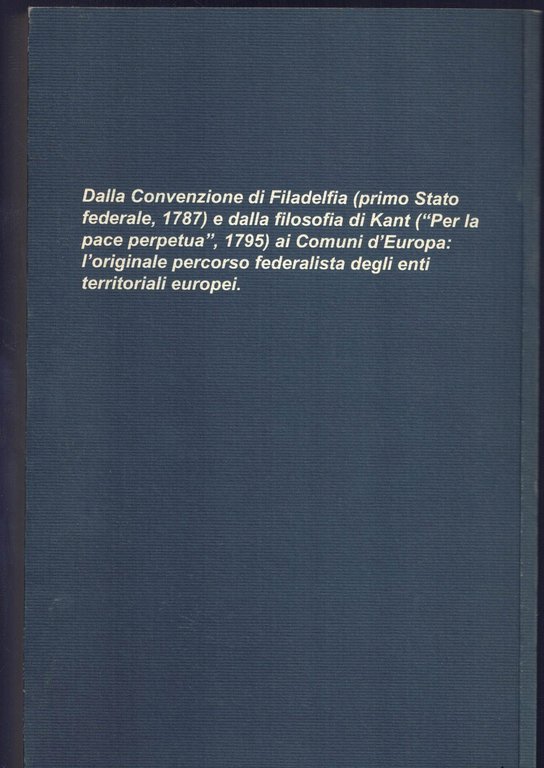 Breve storia del consiglio dei comuni e delle regioni d' …