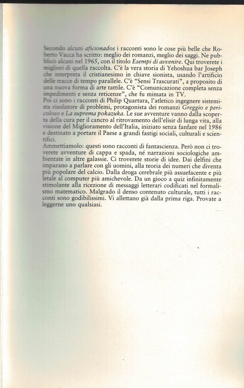 Carezzate con terrore la testa dei vostri figli