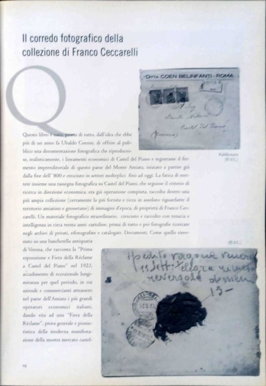 Castel del Piano-Un secolo di imprenditoria,dal 1900 al terzo millennio-La …