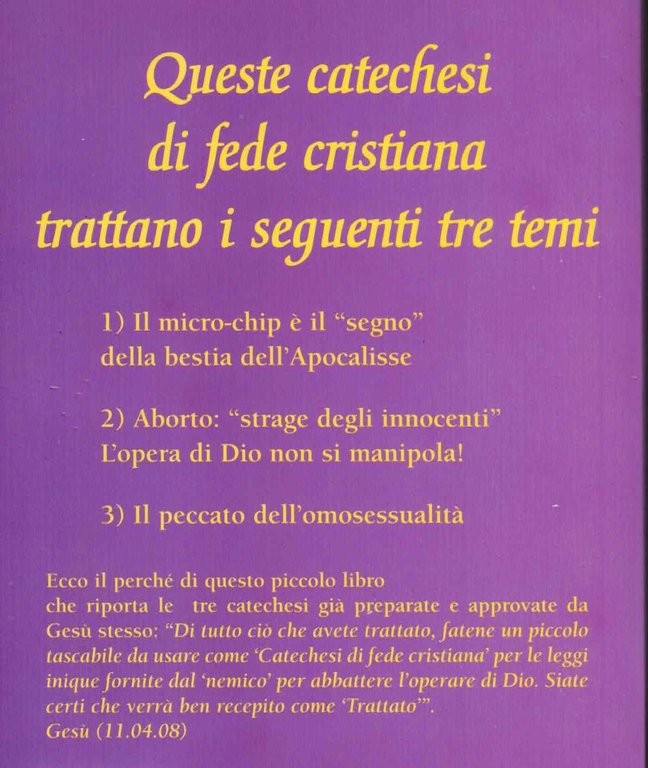 Catechesi di Fede Cristiana