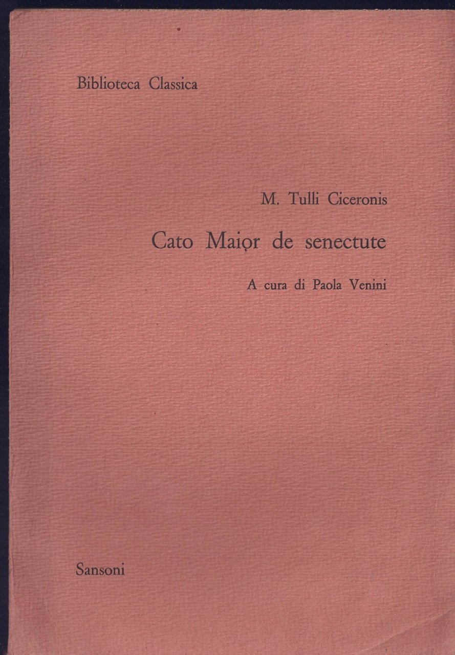 Cato Maior de senectute | Immagine principale