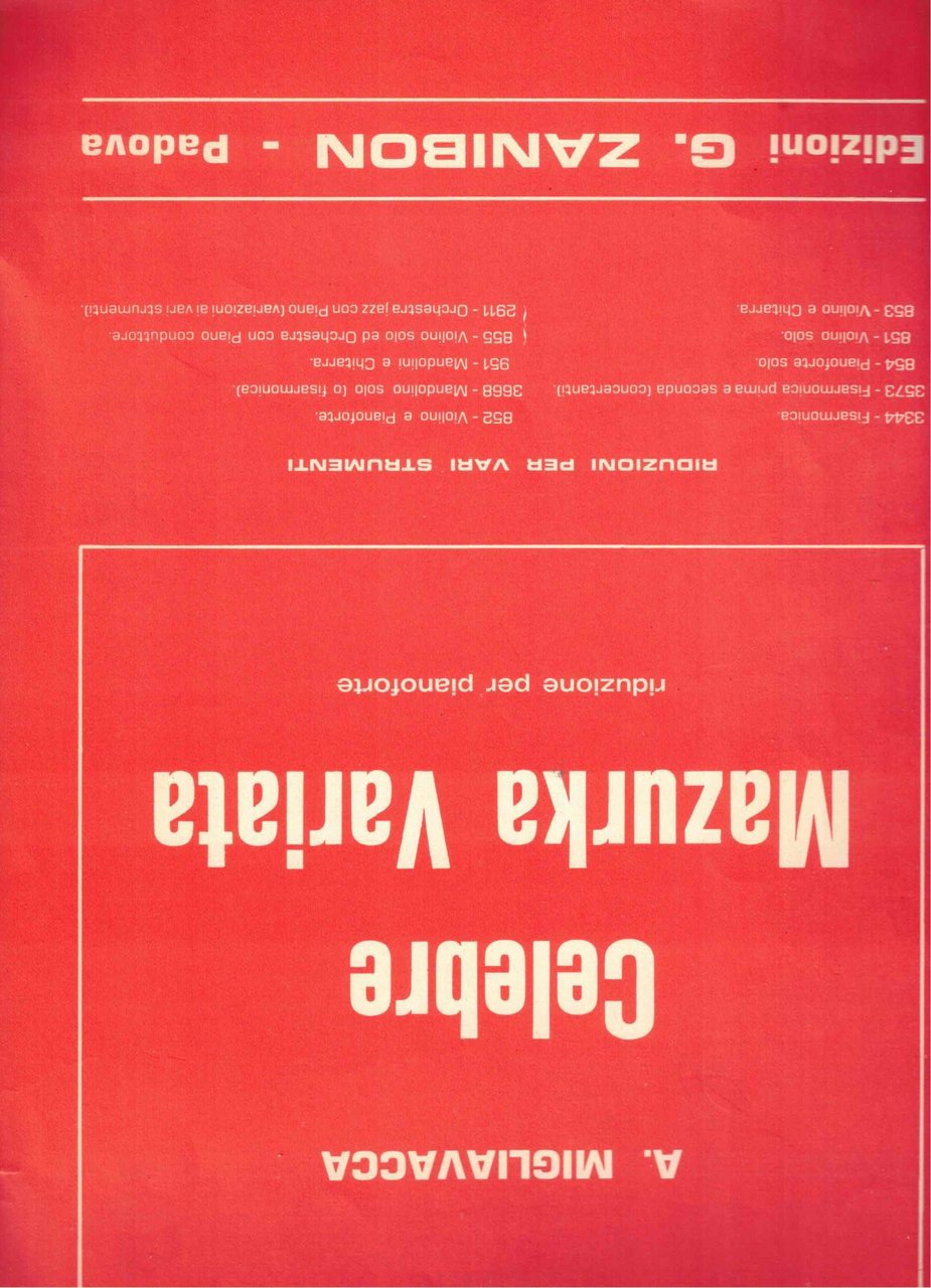 Celebre Mazurka Variata-3 spartiti