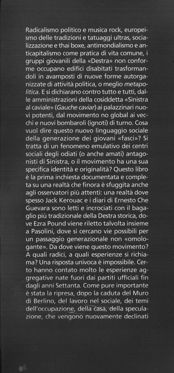 Centri sociali di destra. Occupazioni e culture non conformi