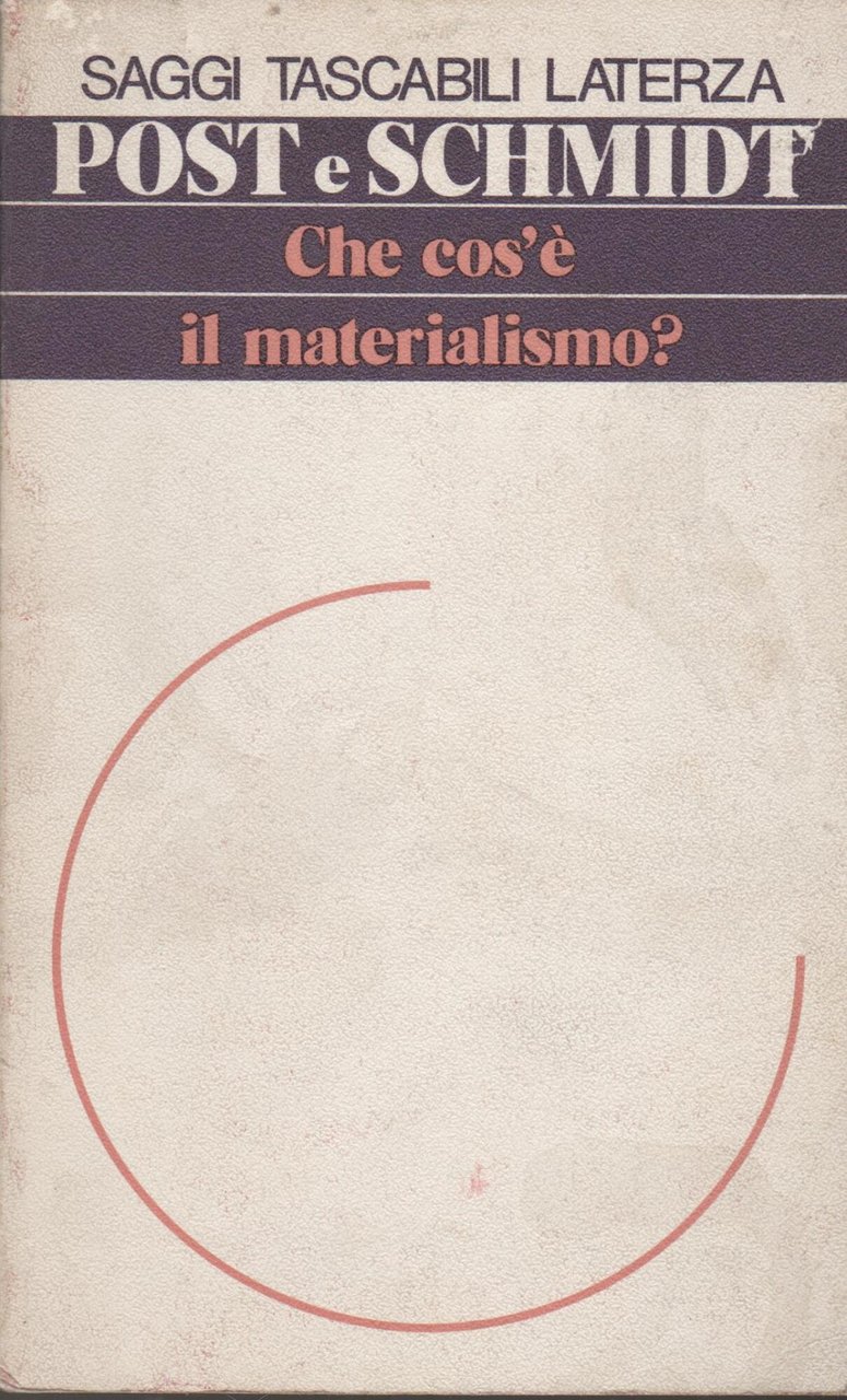 Che cos'è il materialismo?