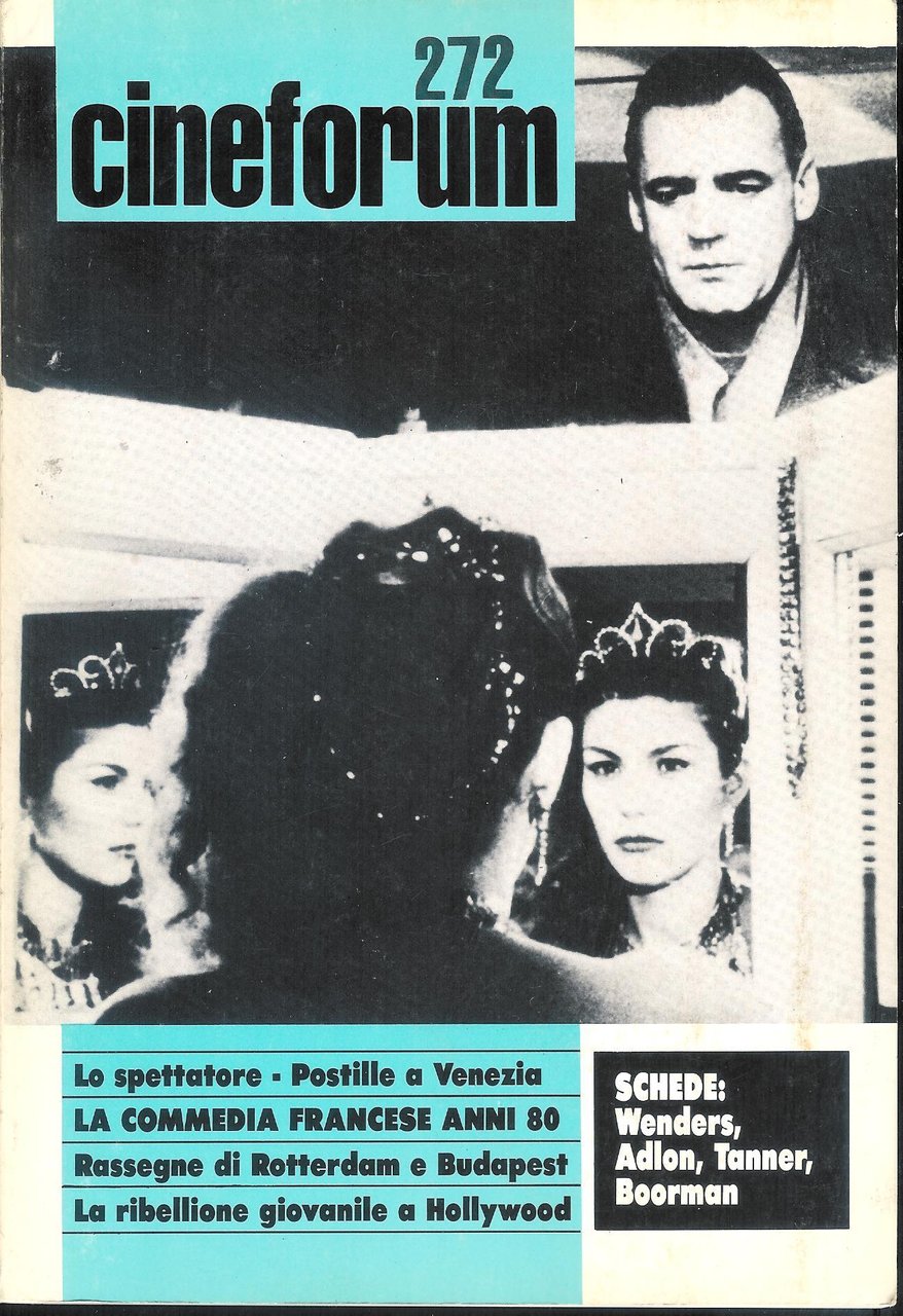 Cineforum 272 Anno XXVIII n. 3 Marzo 1988 ( rivista …