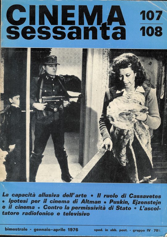 Cinema Sessanta - anno XVI ( 1976 ) nn. 107-108