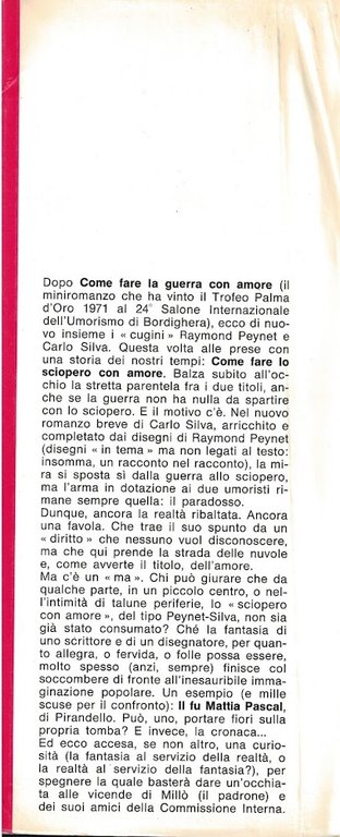 Come fare lo sciopero con amore