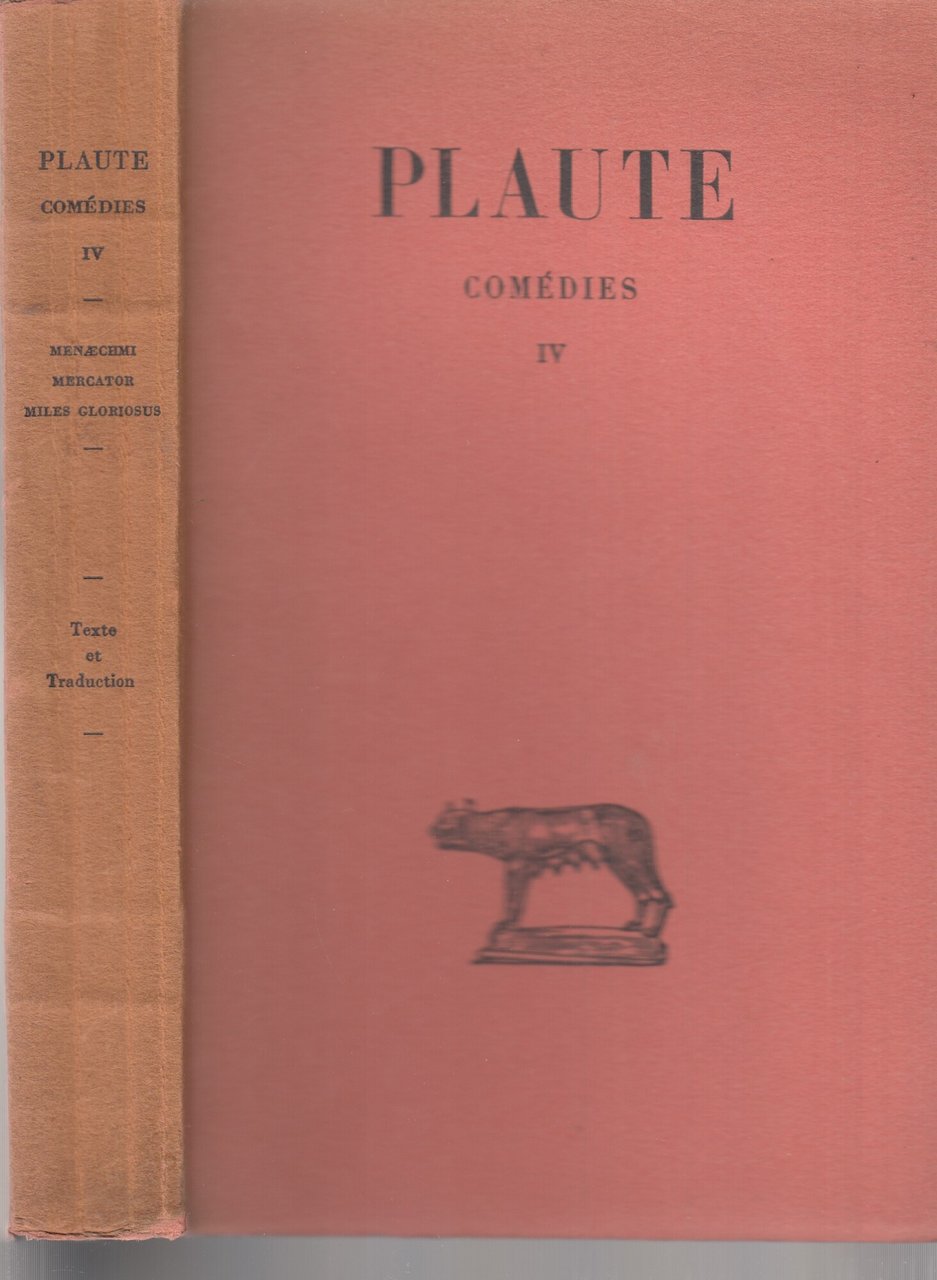 Comedies IV. Testo latino a fronte. | Immagine principale