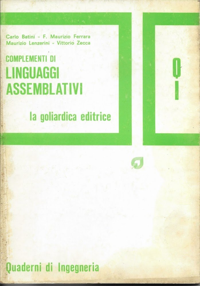 COMPLEMENTI DI LINGUAGGI ASSEMBLATIVI