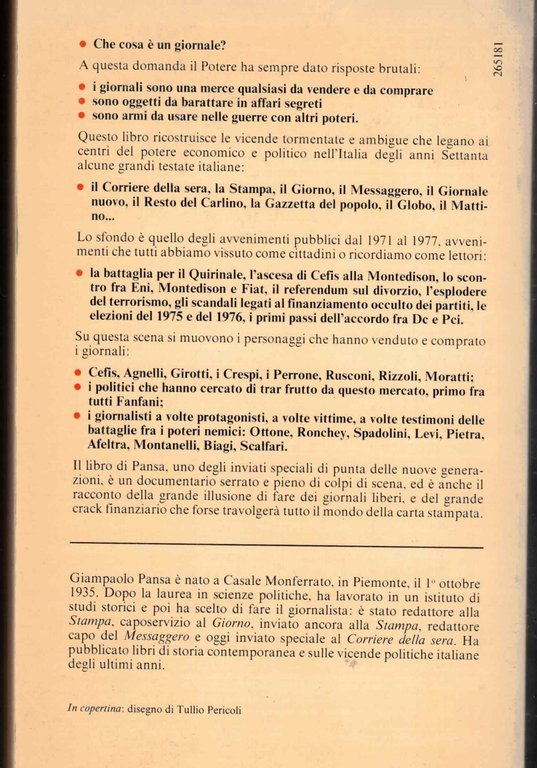 Comprati e venduti I giornali e il potere negli anni …
