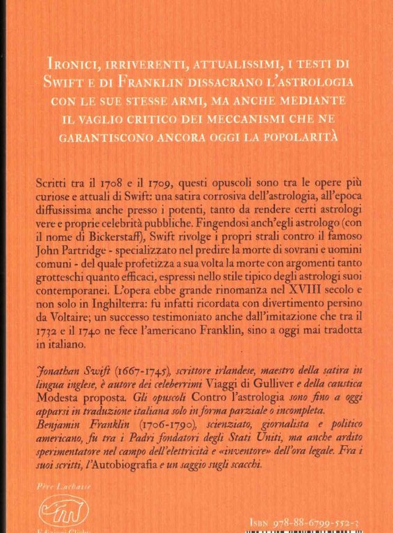 Contro l'astrologia. Opuscoli satirici sull'arte di interpretare le stelle