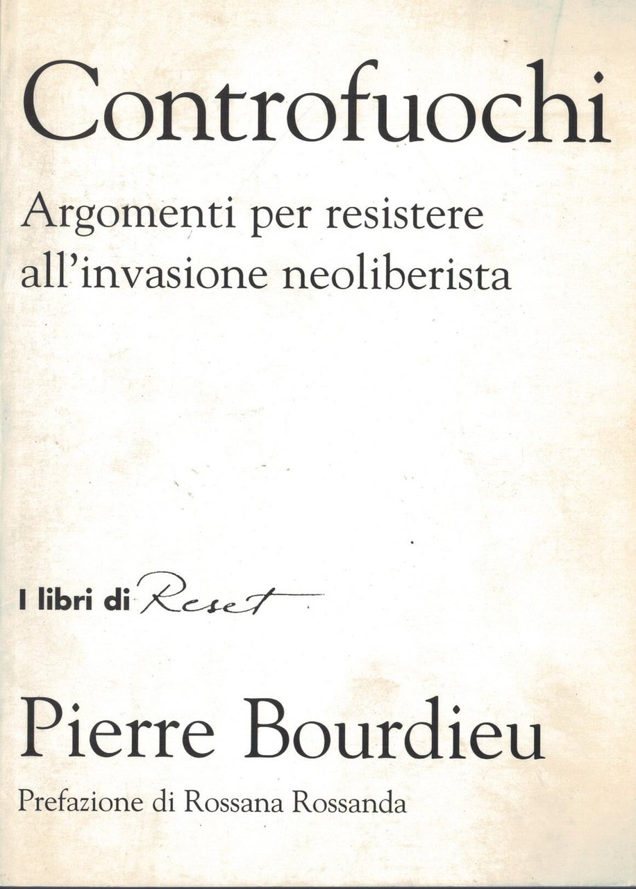 Controfuochi-Argomenti per resistere all'invasione neoliberista | Immagine principale
