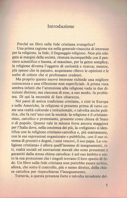 Cristiani perché. Introduzione alla fede evangelica.