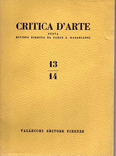 Critica d'arte - rivista d'arte -annualità completa anno 1956 ( …