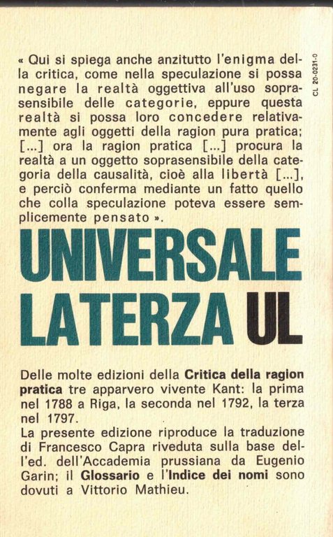 Critica della ragion pratica