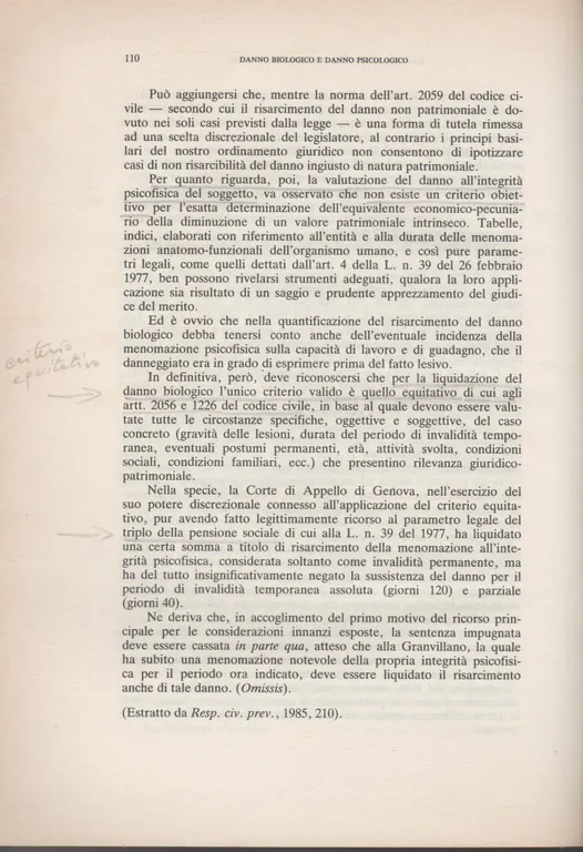 Danno biologico e danno psicologico | Immagine Gallery 2
