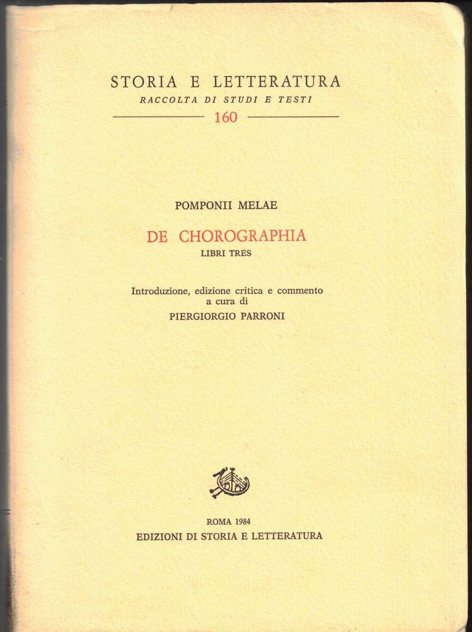 De Chorographia libri tres