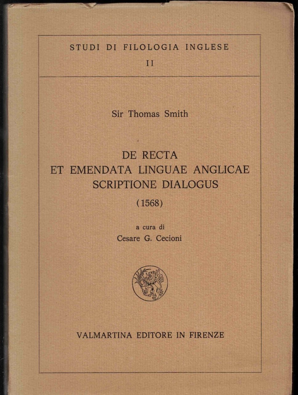 De recta et emendata linguae anglicae scriptione dialogus. 1568