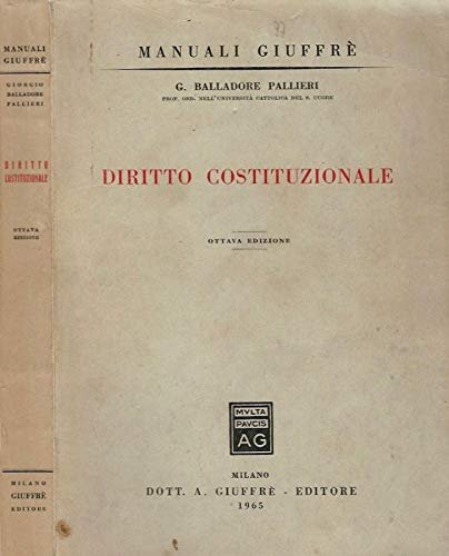 Diritto Costituzionale.