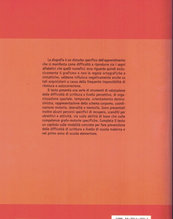 Disgrafia e recupero delle difficoltà grafo-motorie